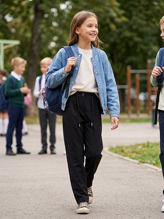 Брюки текстильные для девочки Badi Junior Badi Junior 15121/М/24-02