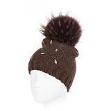Шапка для девочки Joli Bebe Joli Bebe 4443BFWB-BROWN/21-02