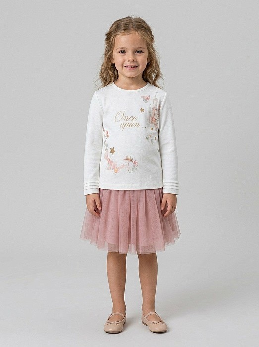 Блузка трикотажная для девочки Lapin House Lapin House 252E2430-12м-18м/М/25-02