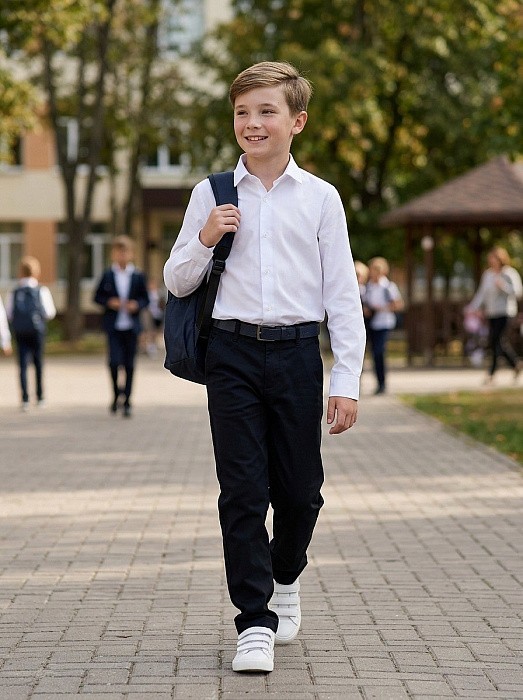 Сорочка текстильная для мальчика Tugi Tugi 1456.1/М/24-02