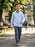 Сорочка текстильная для мальчика Tugi Tugi 1446.4/М/24-02