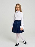 Блузка текстильная для девочки Рюша PICCINO BELLINO Piccino Bellino 0549/М/25-02