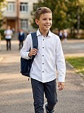 Сорочка текстильная для мальчика Tugi Tugi 1454.4/М/24-02