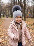 Шапка для девочки Joli Bebe Joli Bebe 5330BFDWB-LIGHT GREY/22-02