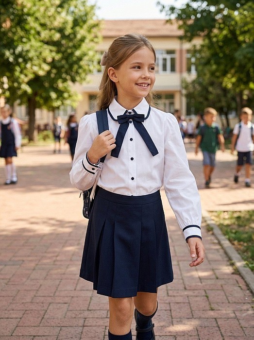 Блузка текстильная для девочки Ella B. Ella.B EBR2479U/М/24-02
