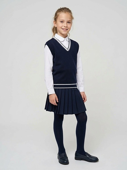 Жилет трикотажный для девочки Ella B. Ella.B EBR322/SB-755NB/М/24-02