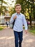 Сорочка текстильная для мальчика Tugi Tugi 1446.6/М/24-02