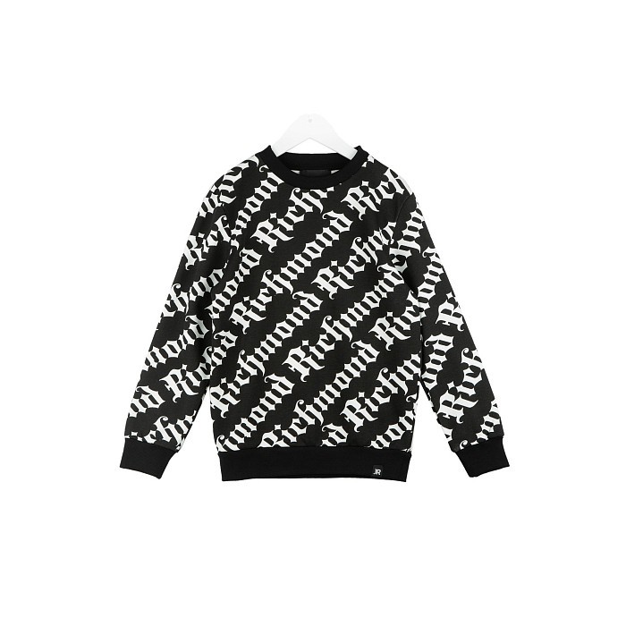 Джемпер для мальчика John Richmond Richmond RBP23035FEOF-B.L.BLK/WH/23-01