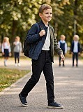 Брюки текстильные для мальчика Tugi Tugi 8054.1/М/24-02