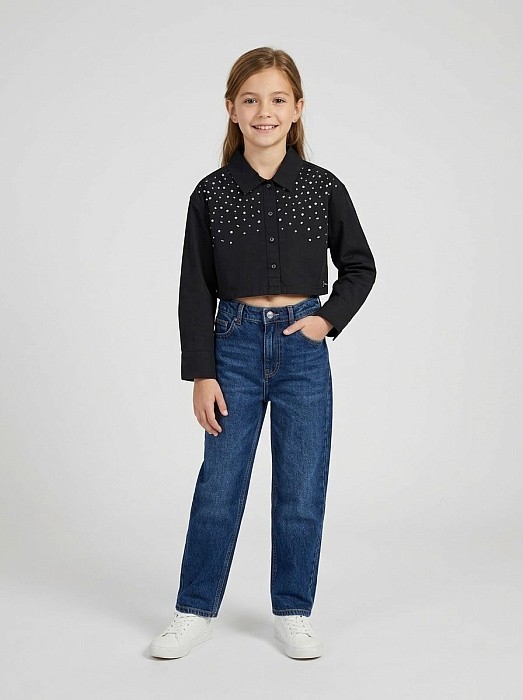 Блузка для девочки GUESS Guess J6RH00WBHQ1-JBLK/М/26-01