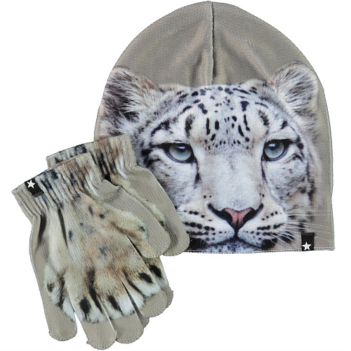 Комплект (шапка+перчатки) для девочки Molo 7W21S901-7485/21-02