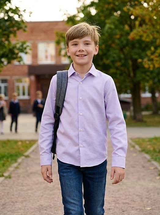 Сорочка текстильная для мальчика Tugi Tugi 1004.1/М/24-02