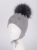Шапка для девочки Joli Bebe Joli Bebe 5330BFDWB-LIGHT GREY/22-02