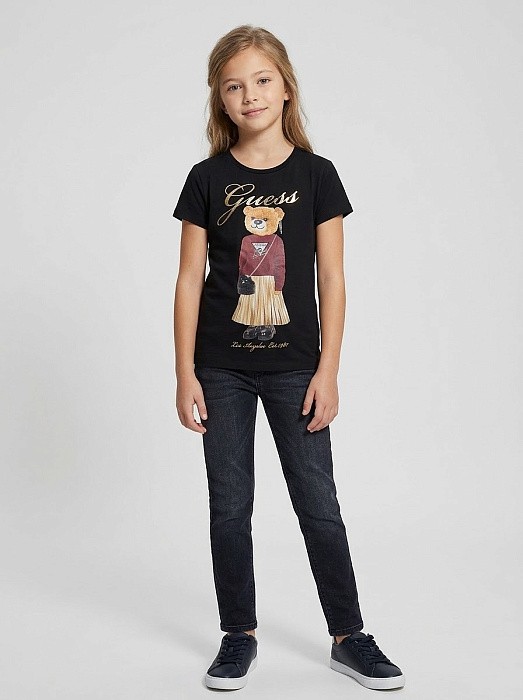 Футболка для девочки GUESS Guess J5BI39J1314-JBLK/М/25-02