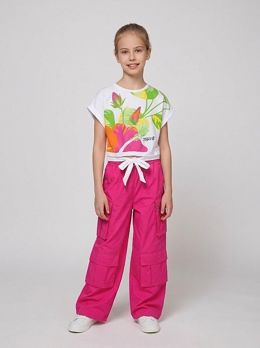 Джемпер с коротким рукавом для девочки PINKO UP Pinko Up S4PIJGTH181/24-01