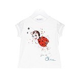 Футболка для девочки Elsy Elsy 6908/0T10/COCCINELLA/19-1