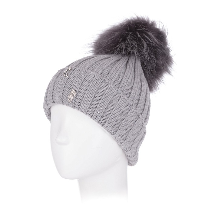 Шапка для девочки Joli Bebe Joli Bebe 4931BFWB-LIGHT GREY/22-02