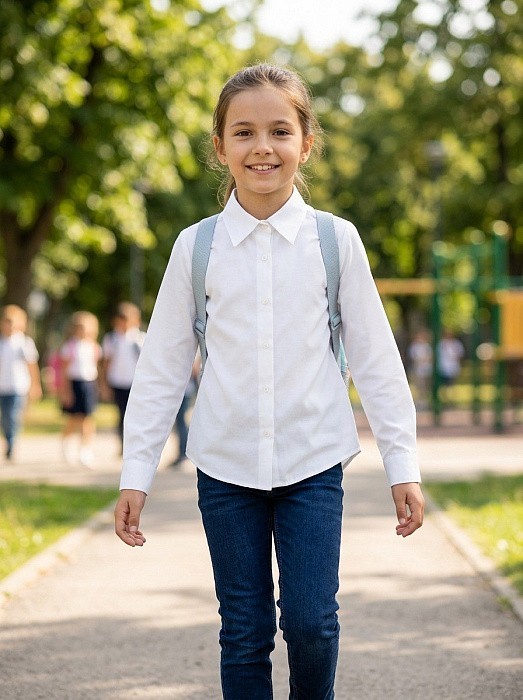 Блузка текстильная для девочки Badi Junior Badi Junior 14850/М/24-02