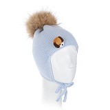 Шапка для мальчика Joli Bebe Joli Bebe 5091BHDWB-LIGHT BLUE/22-02