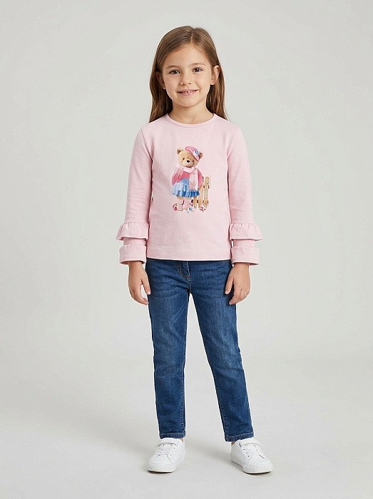 Блузка трикотажная для девочки LAPIN PLAYFUL Lapin House 252E2407/М/25-02