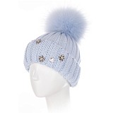 Шапка для девочки Joli Bebe Joli Bebe 5260BFWB-LIGHT BLUE/22-02