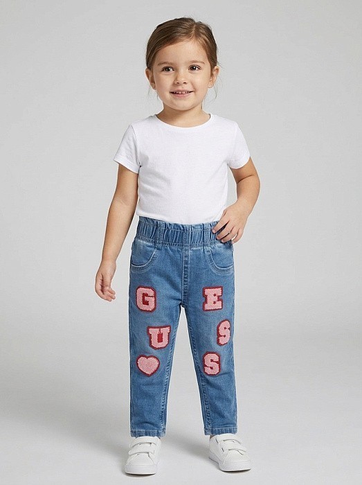 Брюки типа джинсы для девочки GUESS Guess A6RA00D4CA0-MLTP/М/26-01