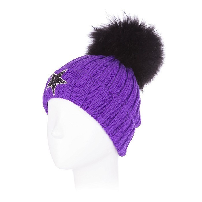Шапка для девочки Joli Bebe Joli Bebe 5035BFWB-VIOLET/21-02
