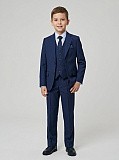 Костюм текстильный (пиджак+жилет+брюки) для мальчика Tugi Tugi 150.2/М/24-02