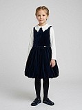 Сарафан текстильный бархатный для девочки PICCINO BELLINO Piccino Bellino 03484/М/26-02
