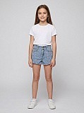 Шорты джинсовые для девочки PINKO UP Pinko Up KFBE002.C.DF015/М/25-01