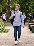 Сорочка текстильная для мальчика Tugi Tugi 1001.1/М/24-02