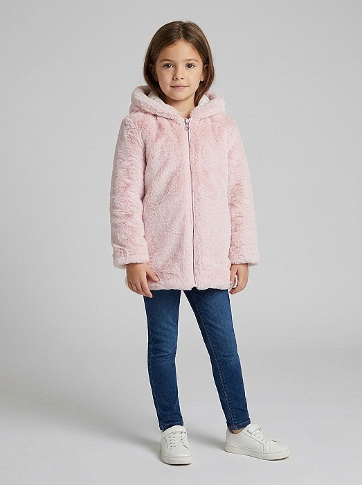 Пальто текстильное (двустороннее) для девочки Lapin House Lapin House 252E1213-2-6/М/25-02