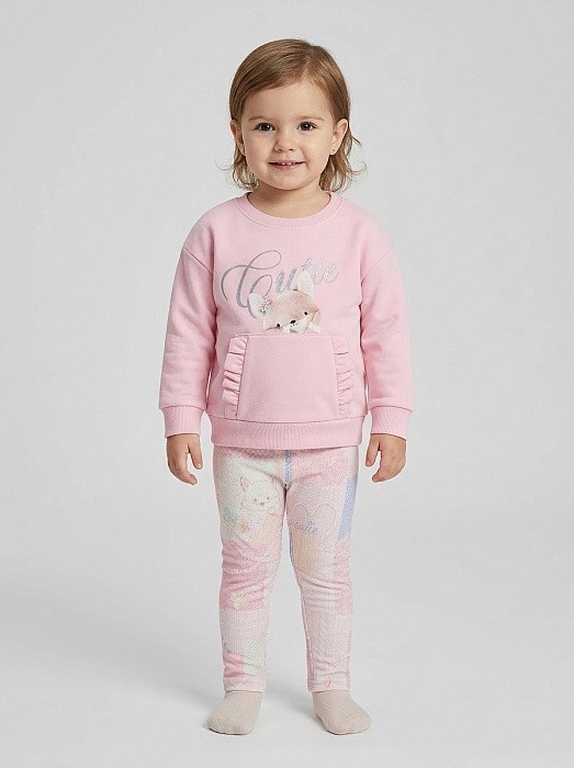 Комплект трикотажный (джемпер+брюки) для девочки LAPIN PLAYFUL Lapin House 252E5411-2-6/М/25-02