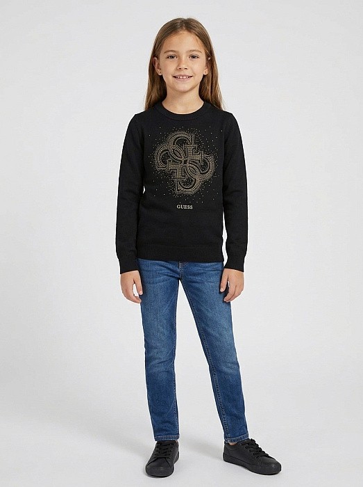 Джемпер для девочки GUESS Guess J4BR06Z2NQ2-JBLK/М/24-02